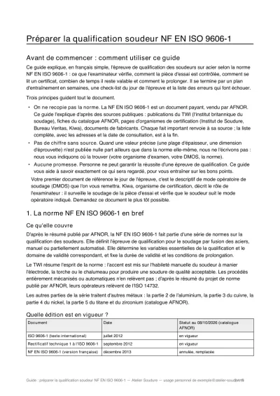 Une page du livret